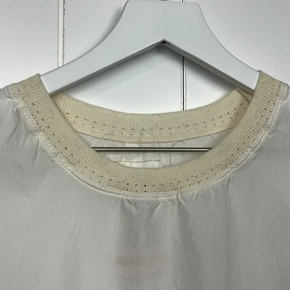 Johnny Was Womens Top S Ivory Knit Neckline & Cuffs Pullover Loose Chic Layer - Picture 2 of 10